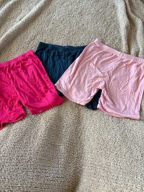 B61 Lot of 3 Modal Biker Shorts, Girls’ 8/9